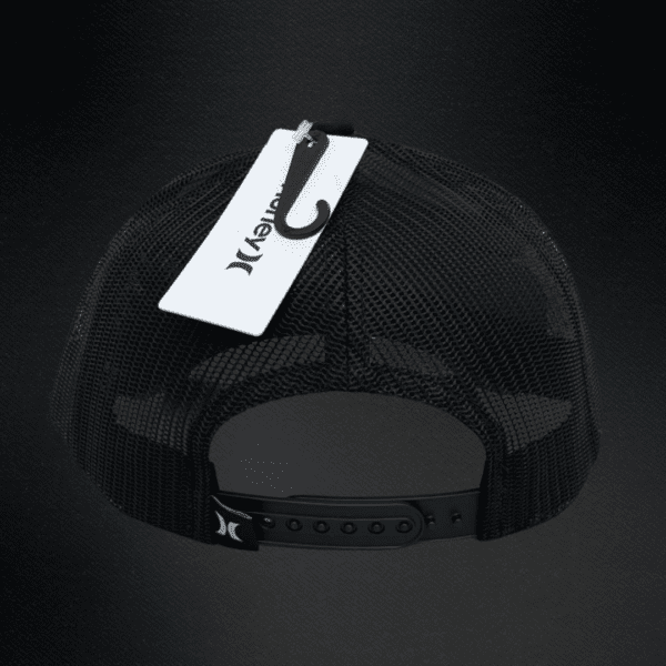 Gorra Hurley Negra/Parche Circular Trucker