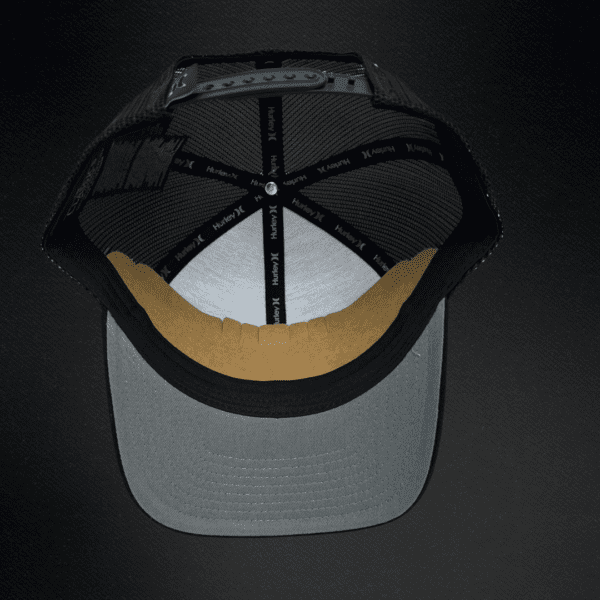 Gorra Hurley Negra/Parche Circular Trucker