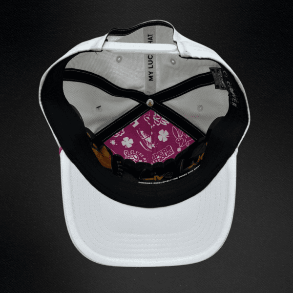 Gorra Black Clover Rope 10 Blanca/Trebol Rosa
