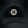 Gorra Huley H2O-Dri Negra/ Logotipo Dorado