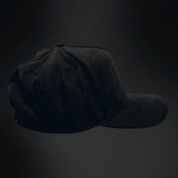 Gorra Huley H2O-Dri Negra/ Logotipo Dorado