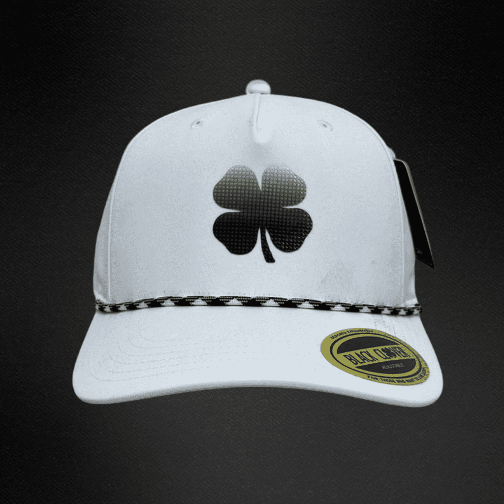 Gorra Black Clover Premium Clover Blanco/Trebol Negro