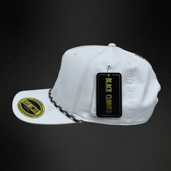 Gorra Black Clover Premium Clover Blanco/Trebol Negro