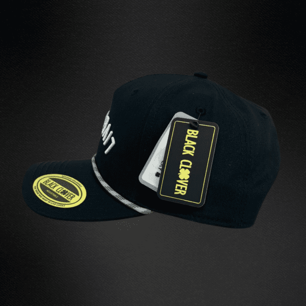 Gorra Black Clover Lucky 14 Negra Bordada