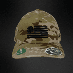 Gorra Black Clover Nation Camo con Bandera