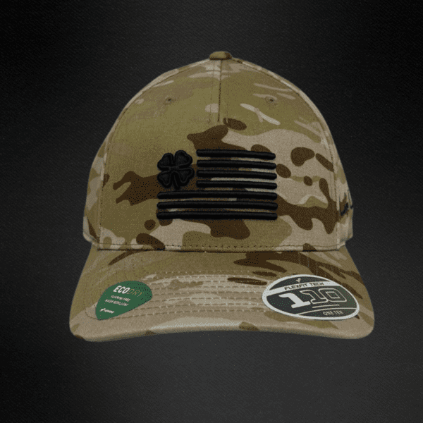 Gorra Black Clover Nation Camo con Bandera
