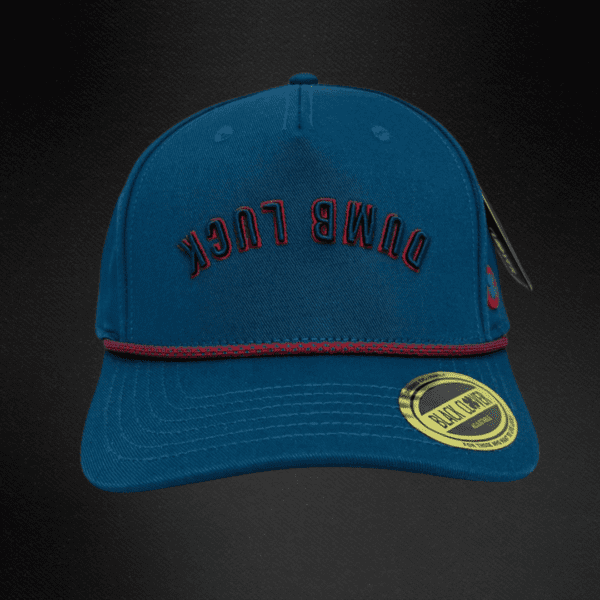 Gorra Black Clover Dumb Luck 1 Azul/Bordado Rojo