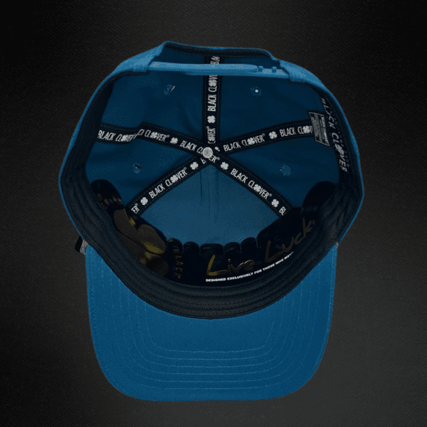 Gorra Black Clover Dumb Luck 1 Azul/Bordado Rojo