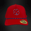 Gorra Black Clover Rope 3 Roja/Trebol Azul