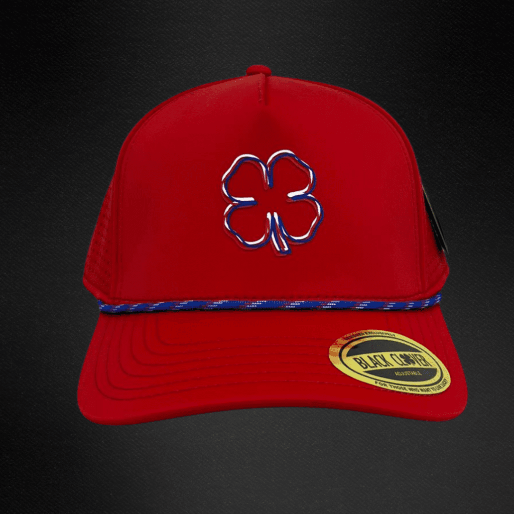 Gorra Black Clover Rope 3 Roja/Trebol Azul