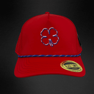 Gorra Black Clover Rope 3 Roja/Trebol Azul