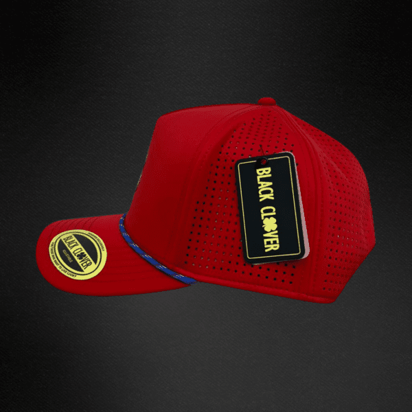 Gorra Black Clover Rope 3 Roja/Trebol Azul