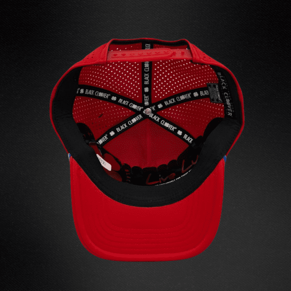 Gorra Black Clover Rope 3 Roja/Trebol Azul