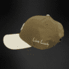 Gorra Black Clover Iron X En Color Verde Oliva Con Trébol Blanco Dorado.
