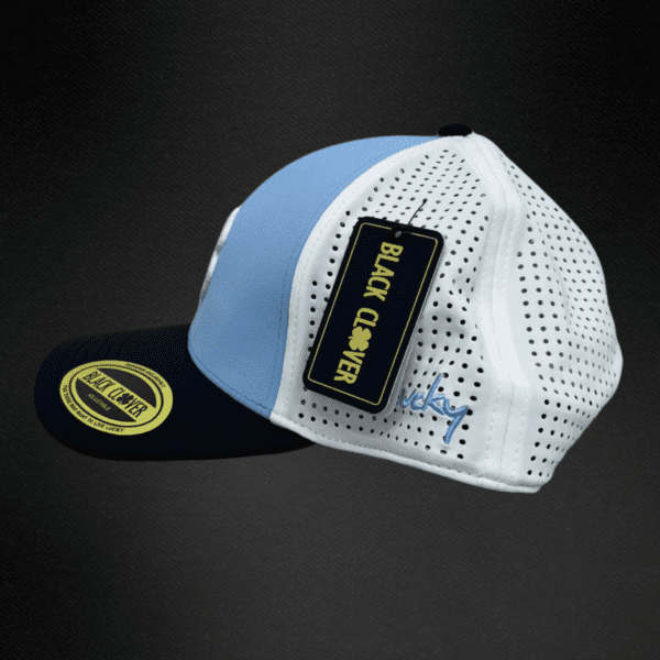 Gorra Black Clover Gamer 2 Azul Cielo/Trébol Blanco