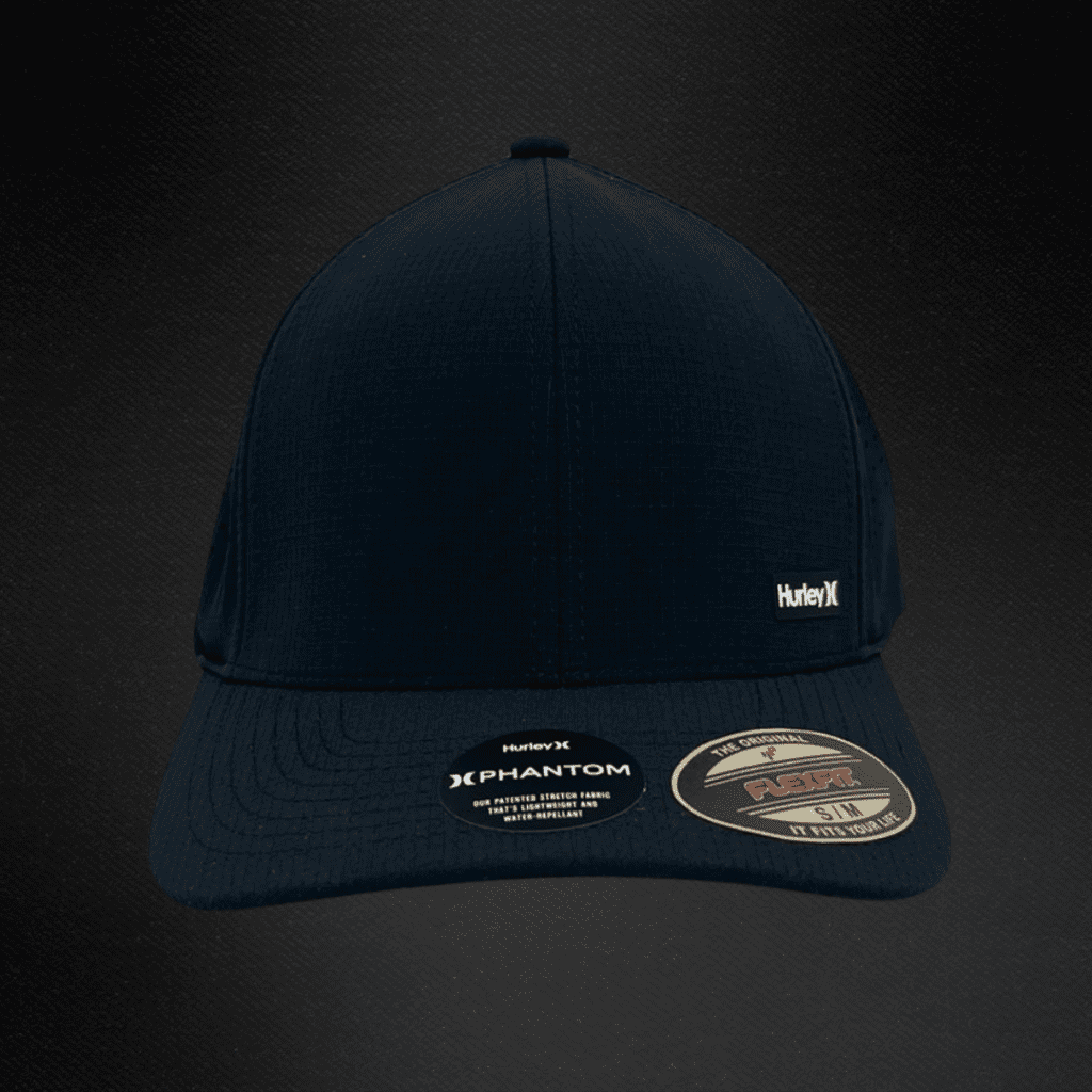 Gorra Hurley Phantom Negra Cerrada Talla S/M