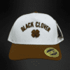 Gorra Black Clover Timeless Blanca/Bordado Cafe