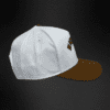 Gorra Black Clover Timeless Blanca/Bordado Cafe