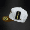 Gorra Black Clover Timeless Blanca/Bordado Cafe