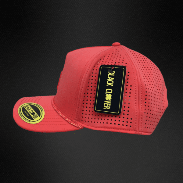 Gorra Black Clover Tonal Coral/Trebol Blanco