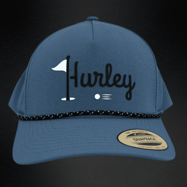 Gorra Hurley M Eagle Hat Golf Azul/Detalles Negros